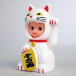 Headwear Obitsu Kewpie Doll [Maneki Neko] (Lucky Cat) 1